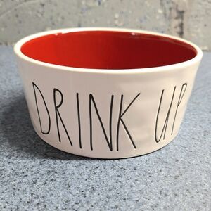 Rae Dunn Artisan Collections by Magenta "Drink Up" Ceramic Bowl